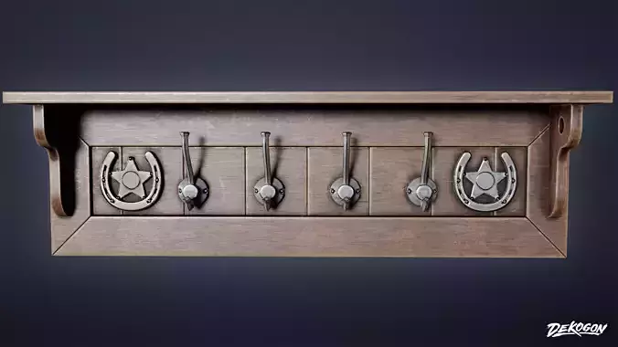 DIVE BAR - Coat Hanger 01 - LOW POLY