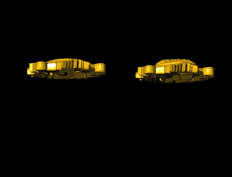 Shankha Chakra 3D model 3D print model_10