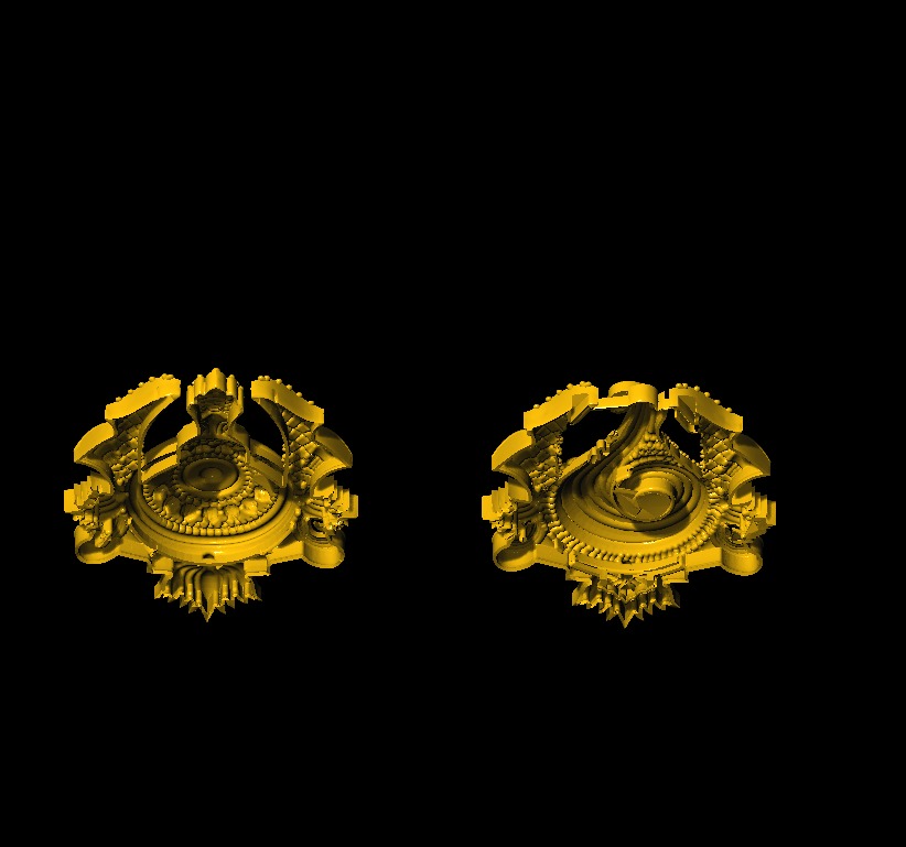 Shankha Chakra 3D model 3D print model_13