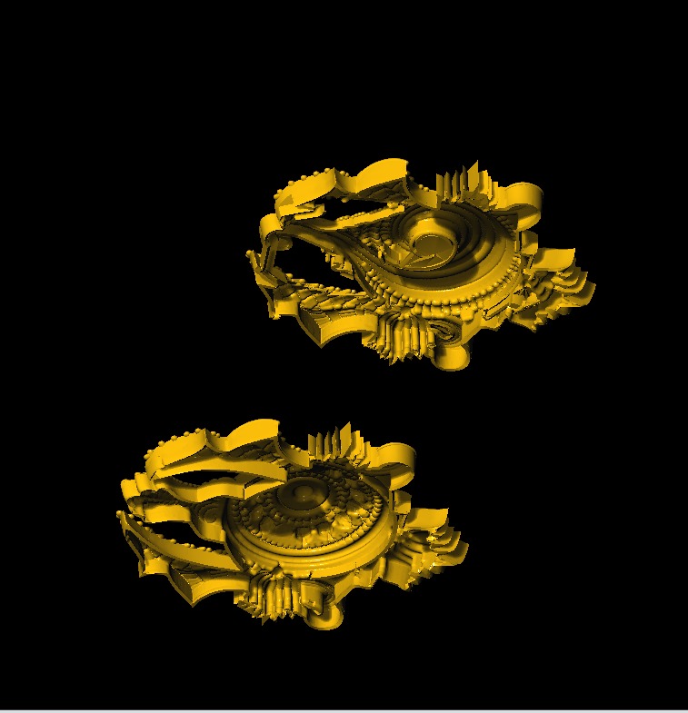 Shankha Chakra 3D model 3D print model_6