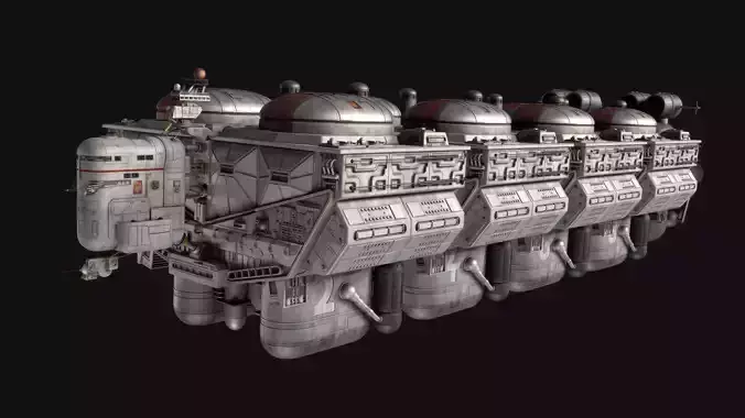 Battlestar Galactica - Daru Mozu Refinery