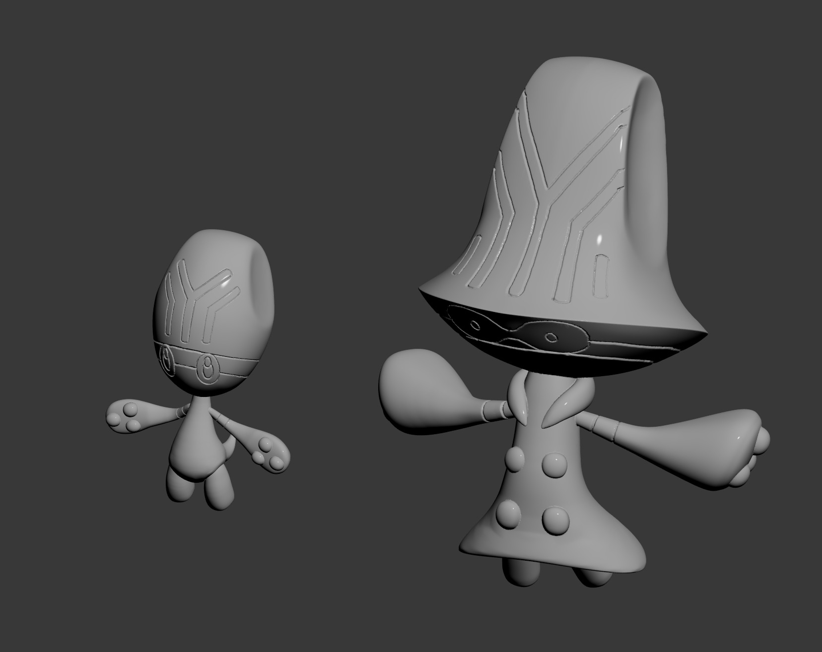 Pokemon 605 -606-Elgyem Beheeyem 3D print model_1