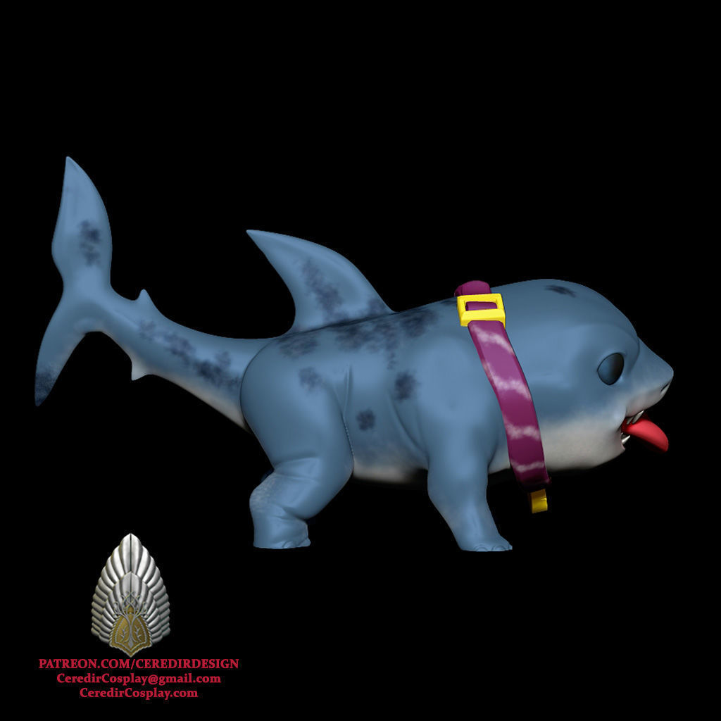 Marvel Rising Jeff The Land Shark toy 3D DIGITAL DOWNLOAD 3D print model_3