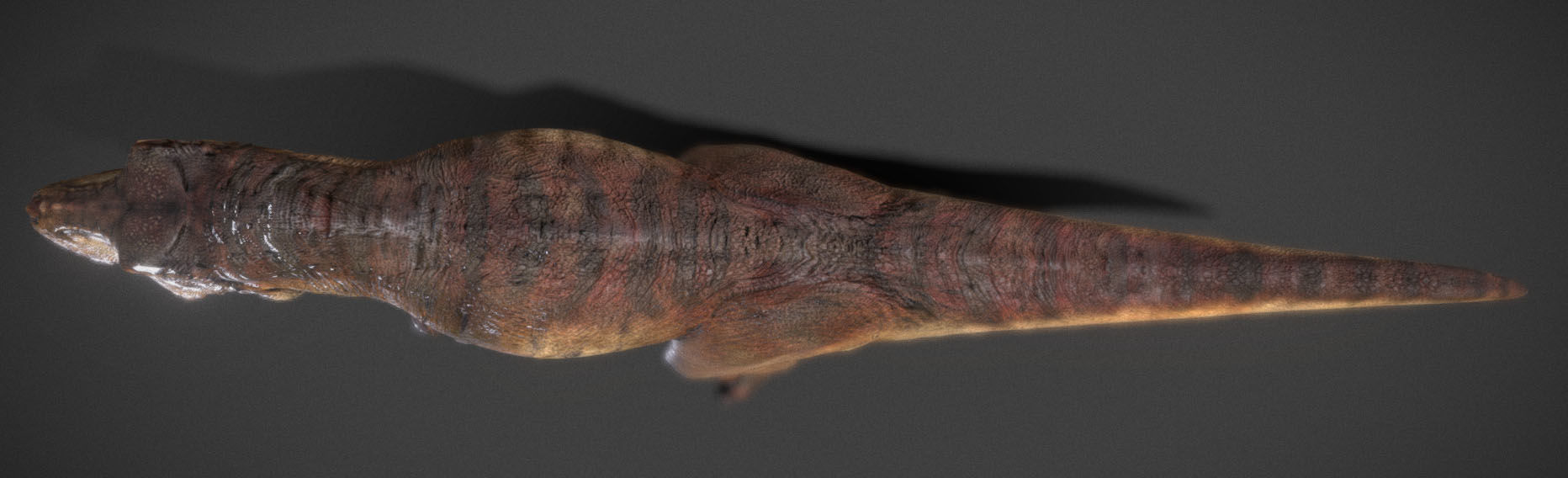  TREX Jurassicpark inspired Low-poly 3D model_7