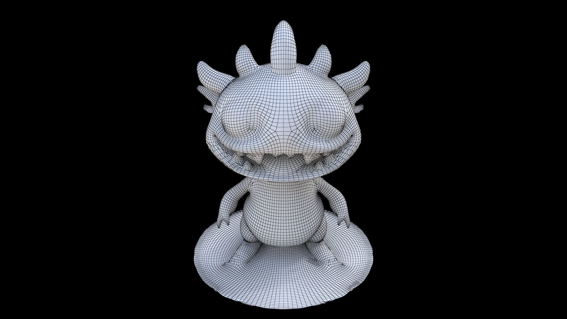 Monster016 3D model_6