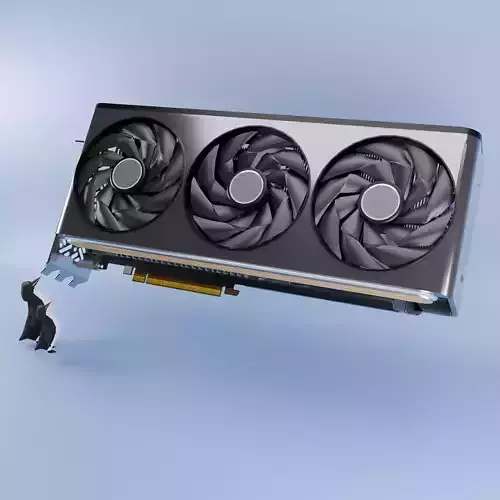 FREE AMD Sapphire Nitro Plus Radeon RX 7900 XTX Free 3D model