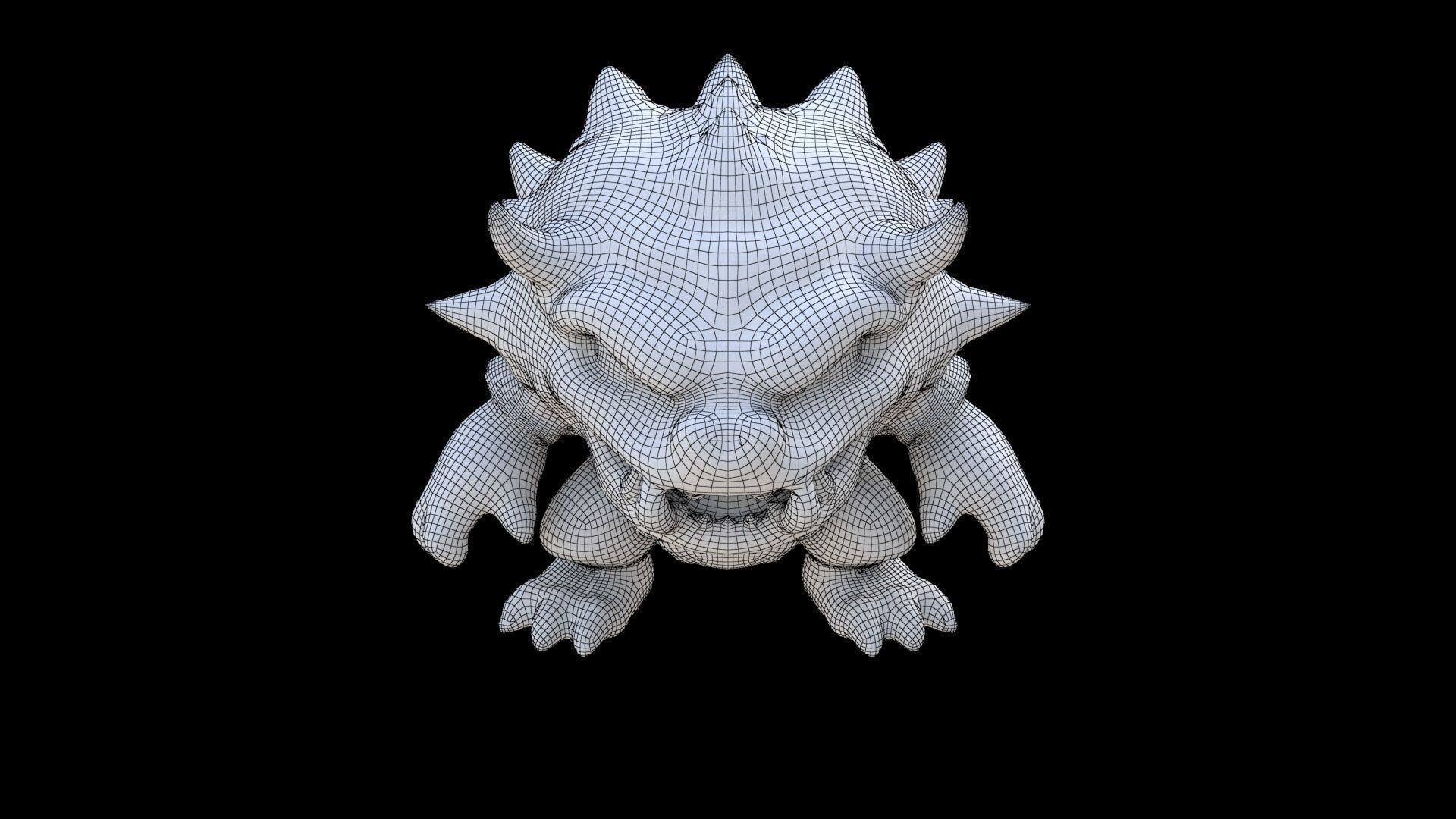 Monster045 3D model_6