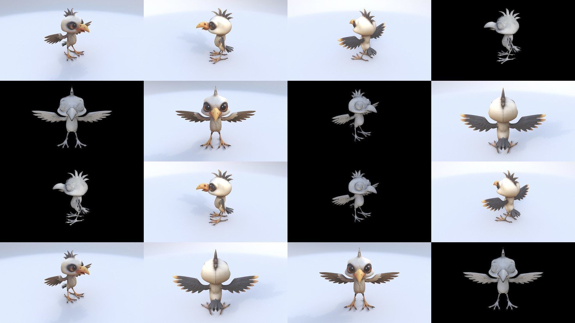 33 3D models of Monsters cartoon in shibi style 3D Model Collection_3