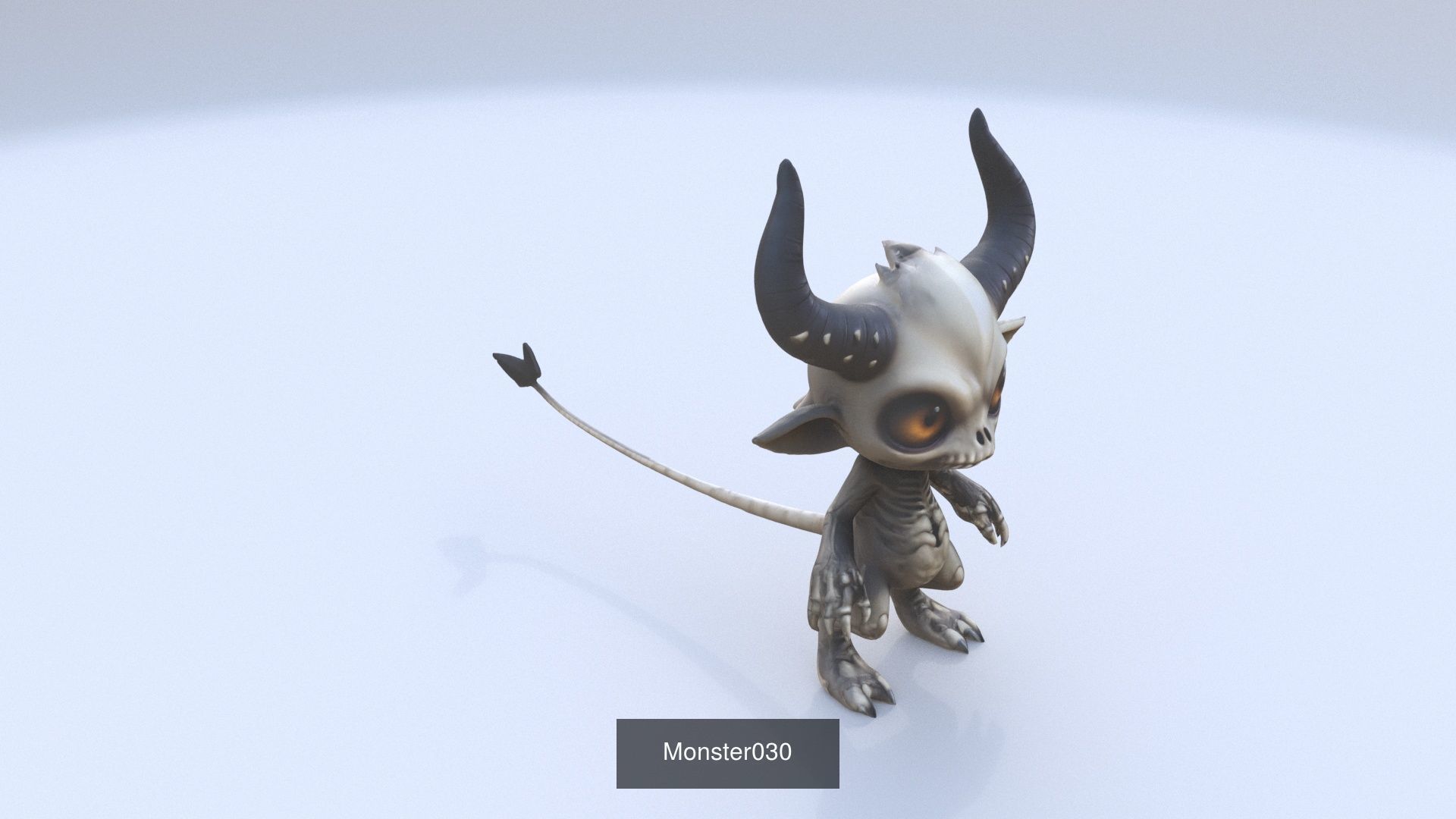 33 3D models of Monsters cartoon in shibi style 3D Model Collection_24