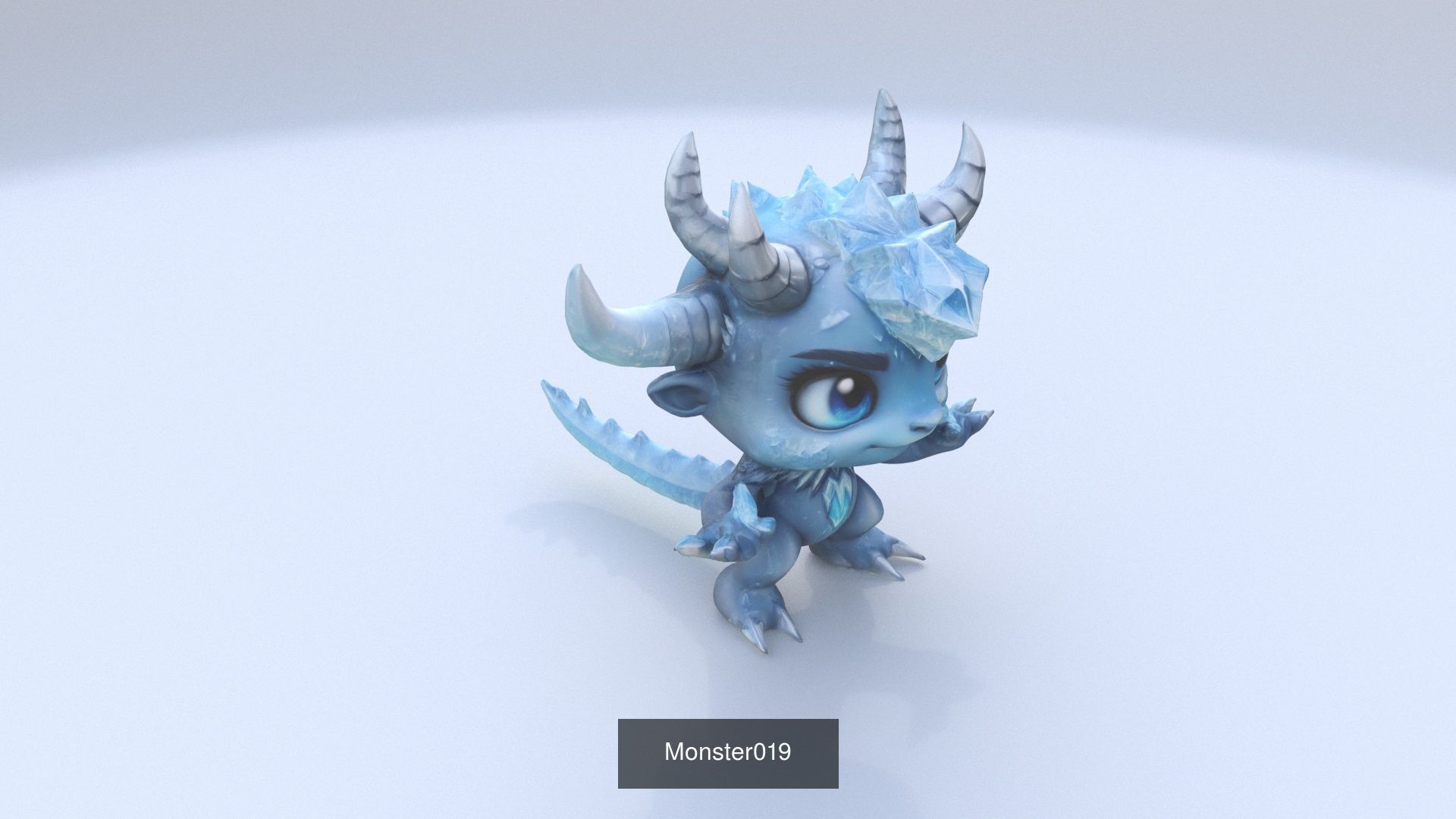 33 3D models of Monsters cartoon in shibi style 3D Model Collection_17