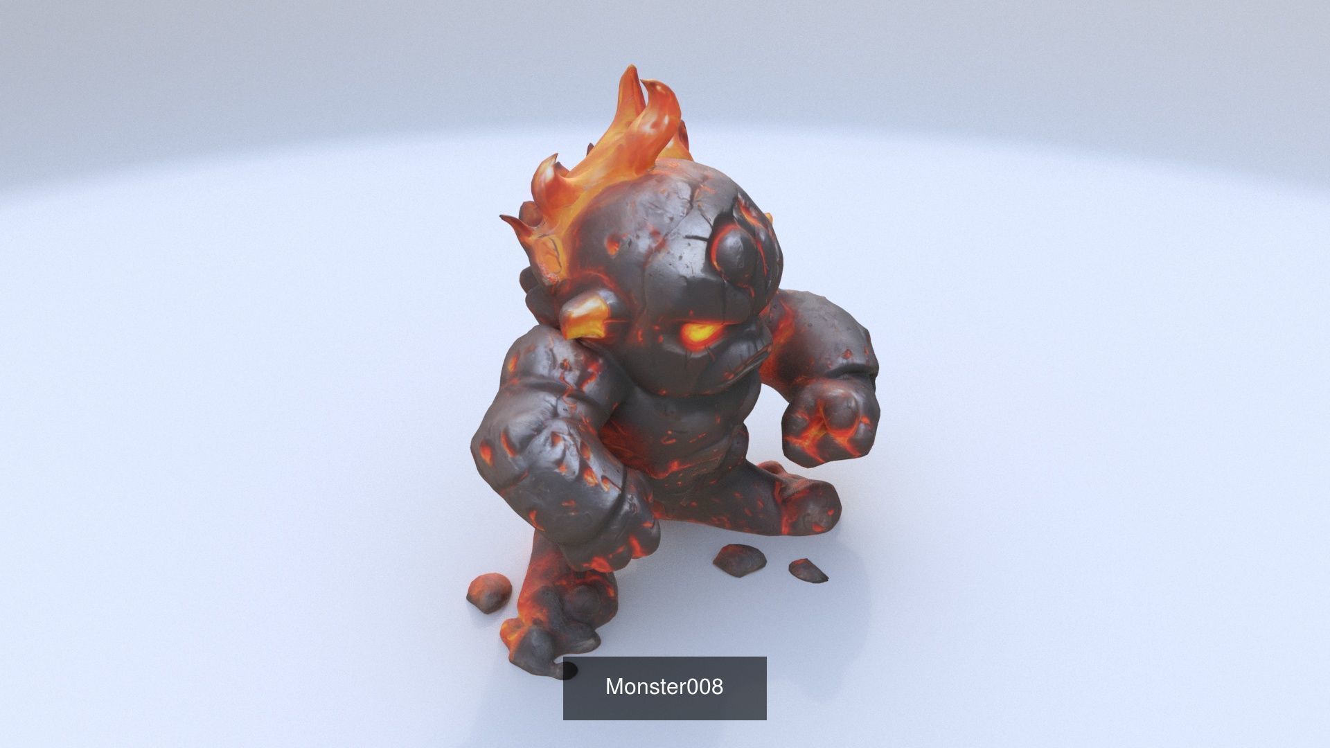 33 3D models of Monsters cartoon in shibi style 3D Model Collection_9