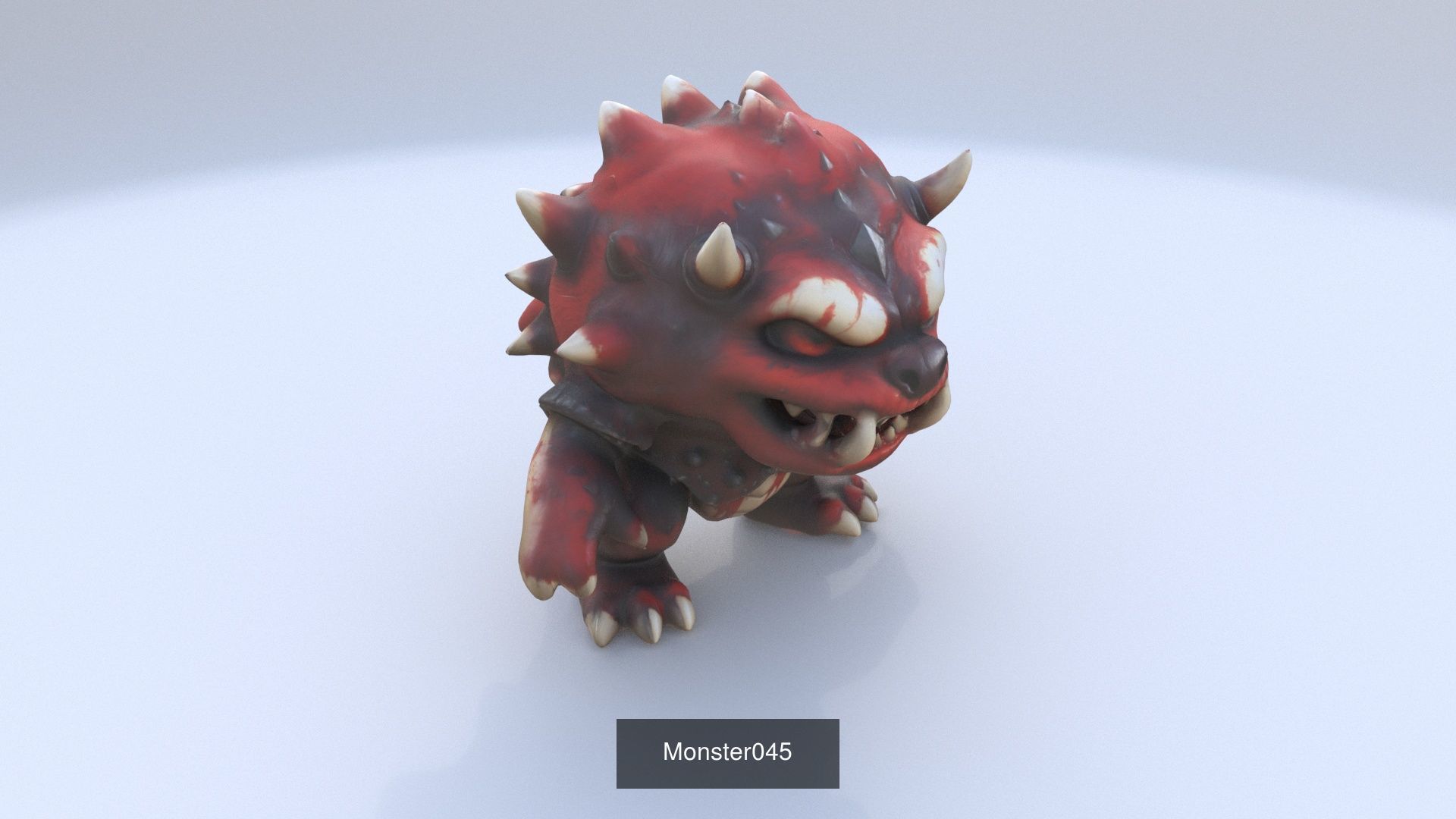 33 3D models of Monsters cartoon in shibi style 3D Model Collection_33