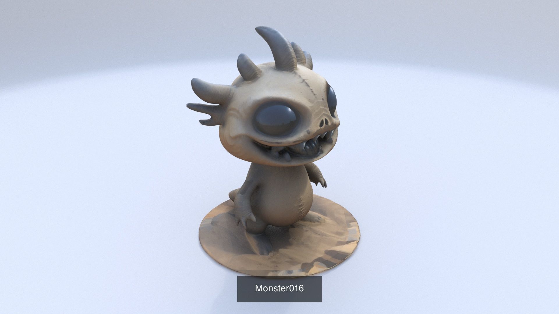 33 3D models of Monsters cartoon in shibi style 3D Model Collection_14