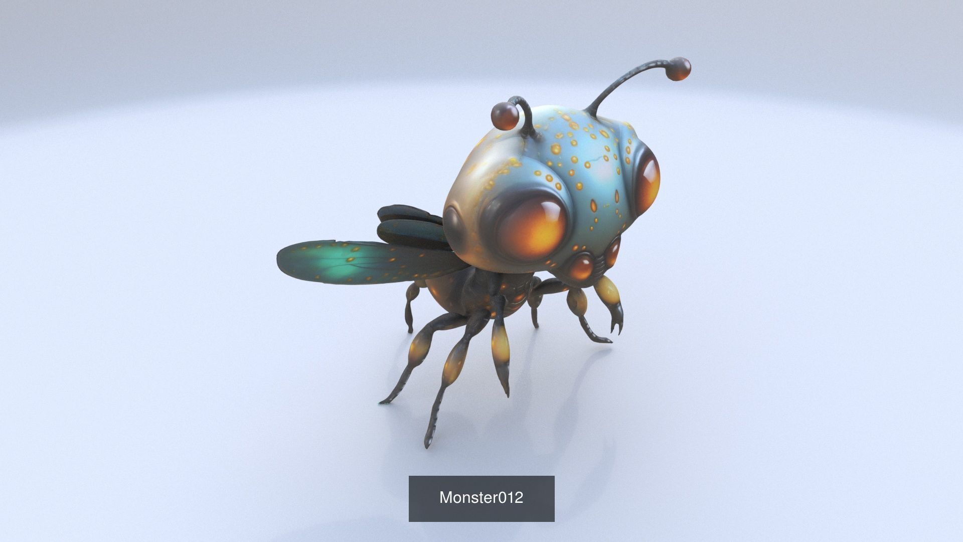 33 3D models of Monsters cartoon in shibi style 3D Model Collection_11