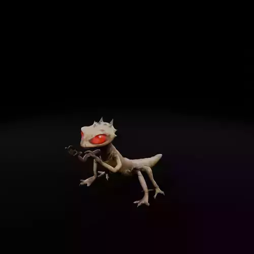 Desert Crawler - Rig-Ready 3D Character for Games Low-poly 3D model