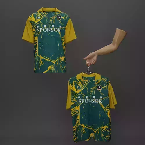 02 Customizable Sports Jersey Mockup with 2 Animated Display