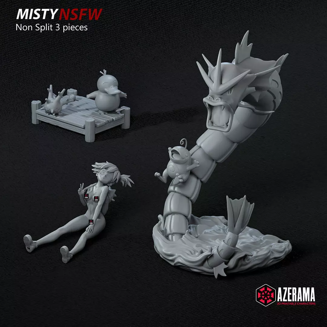 Misty NSFW STL Ready for 3D Printing 3D print model_9