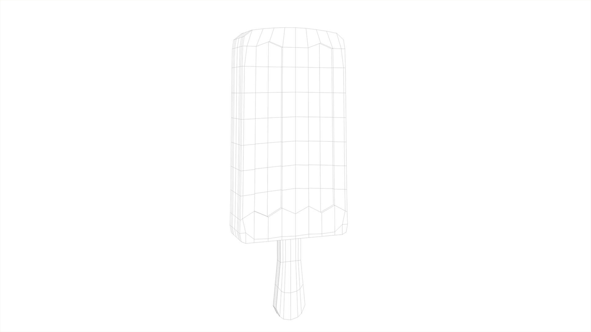 Popsicle Stick Low-poly 3D model_29