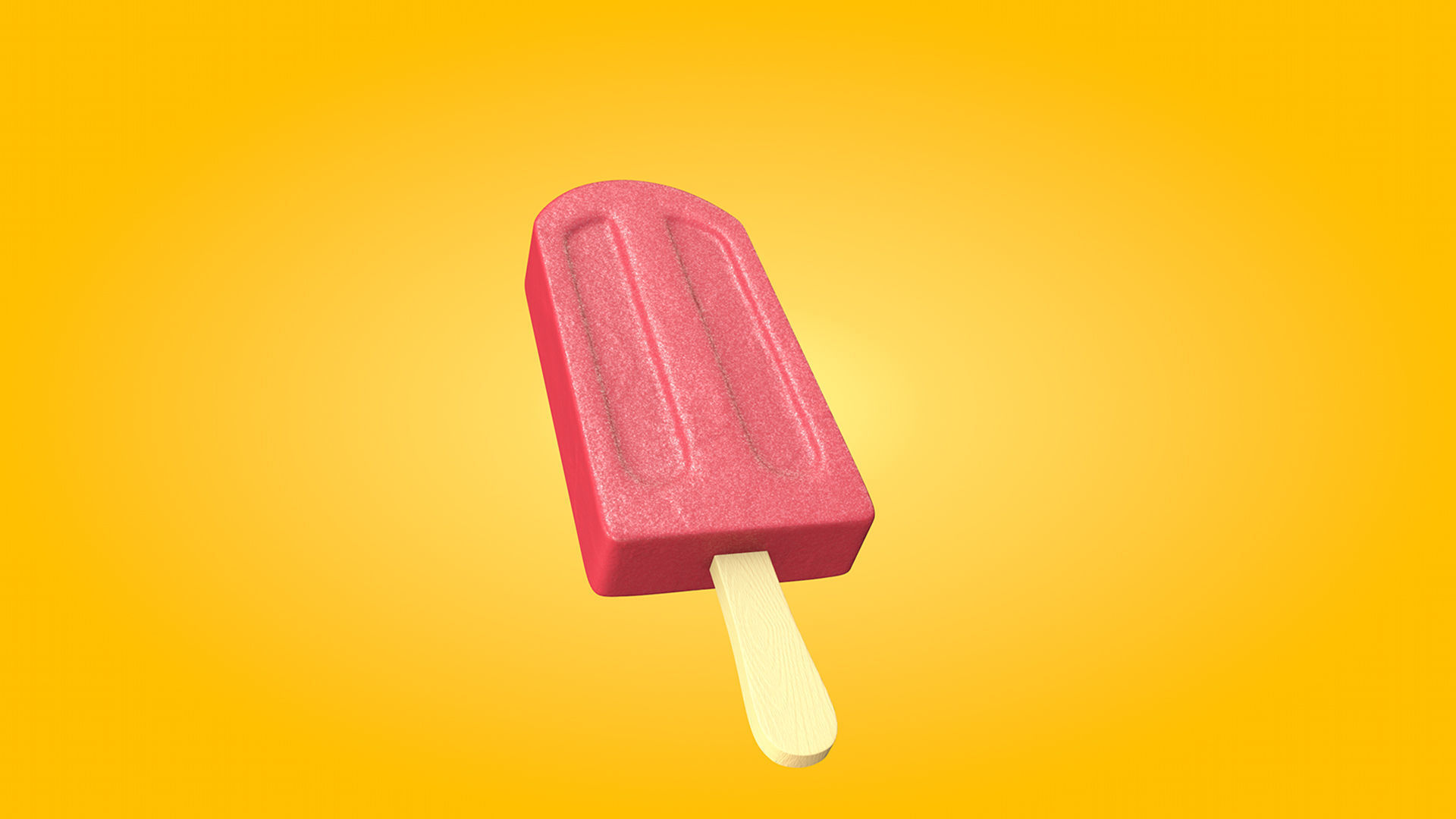 Popsicle Stick Low-poly 3D model_3