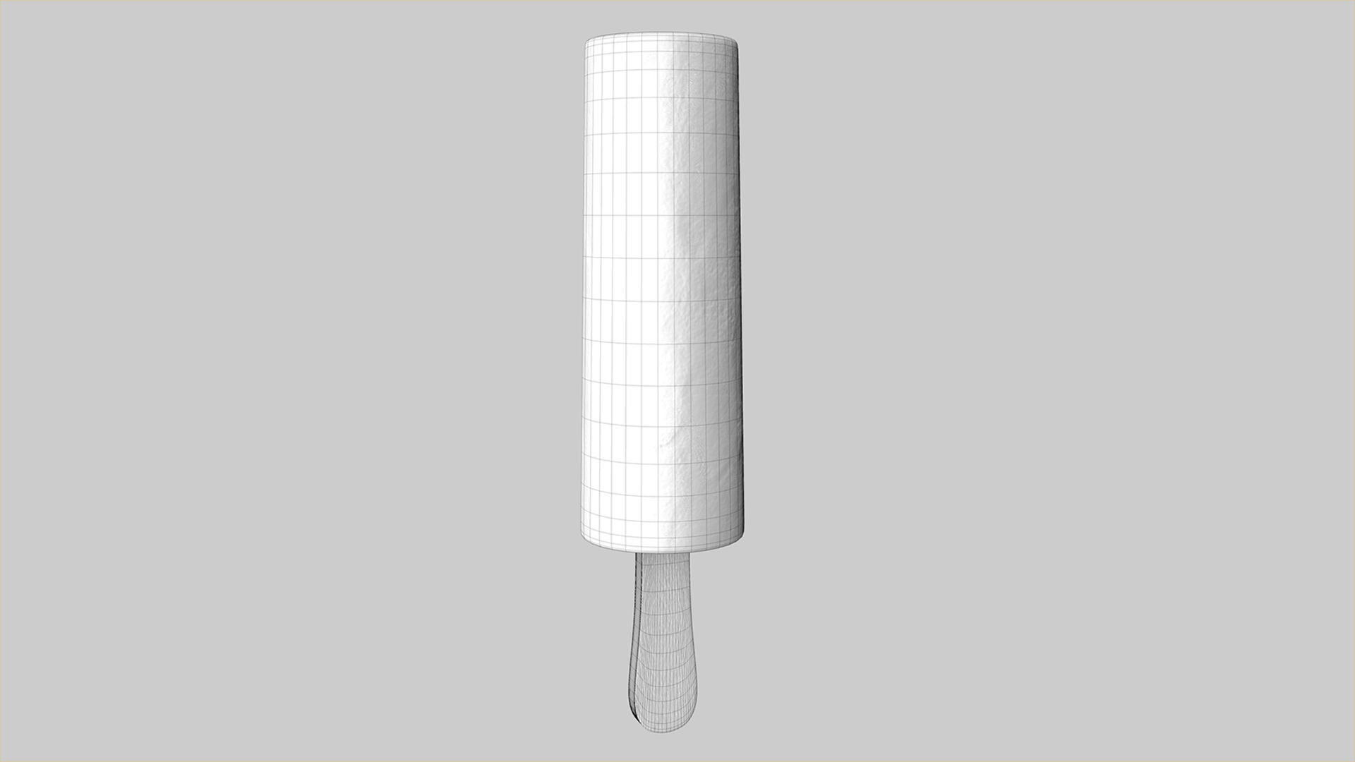 Popsicle Stick Low-poly 3D model_8