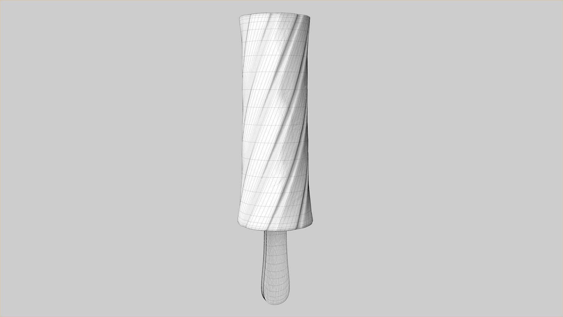 Popsicle Stick Low-poly 3D model_16