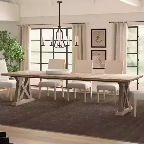 Lieb Acacia Mediaval Diner Table