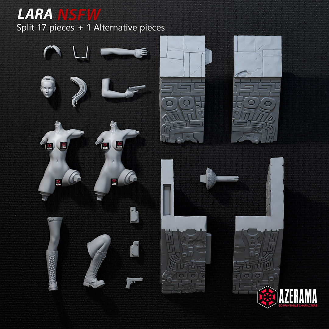 Lara NSFW STL Ready for 3D Printing 3D print model_1