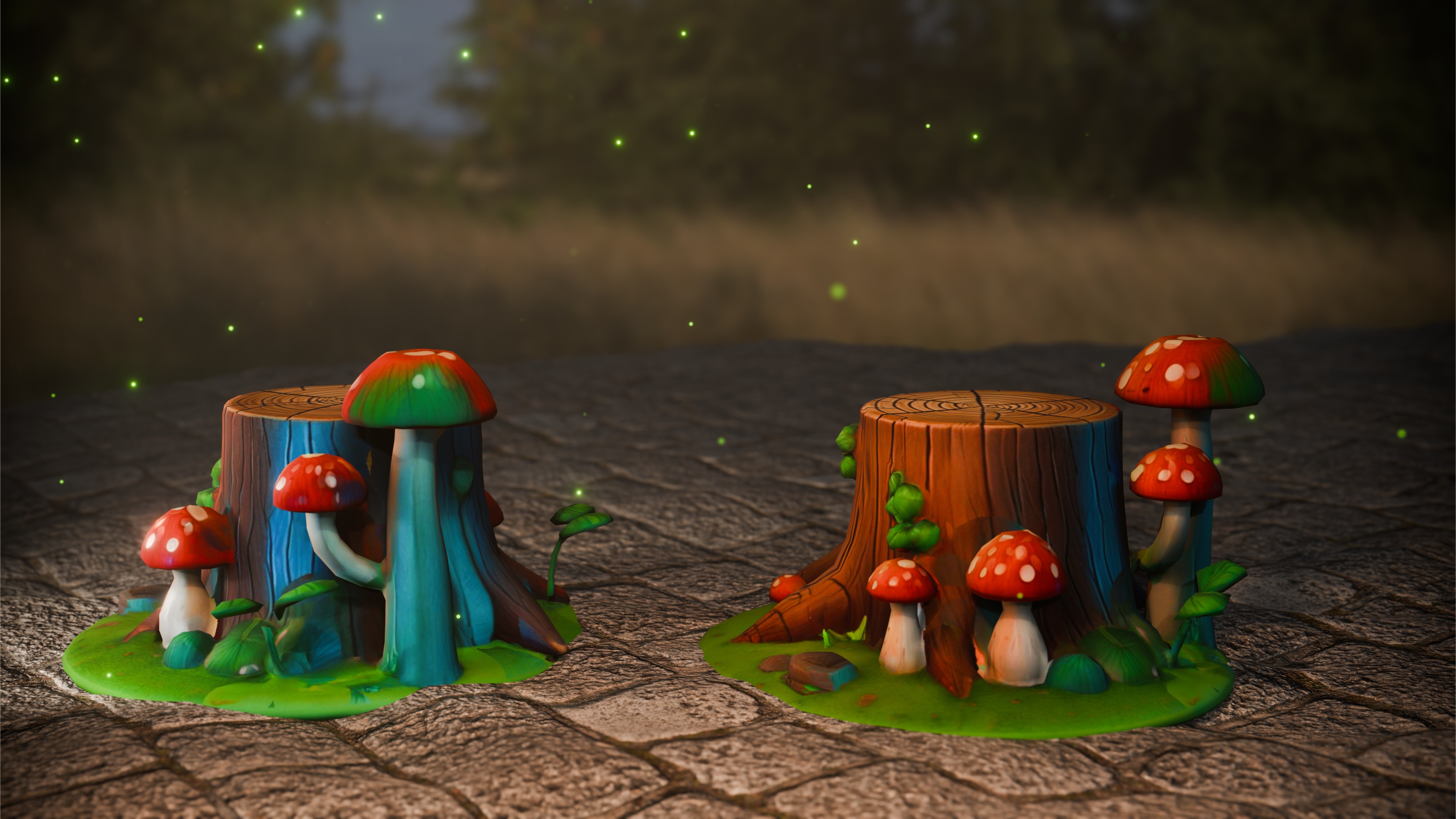 Tree Stump 3D model_1