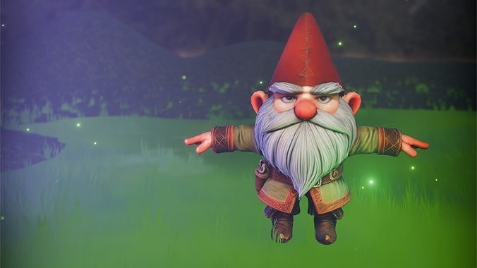 A Gnome Character 3D model