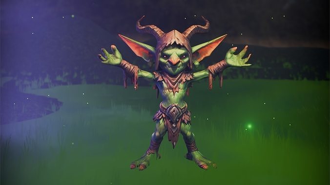 A Monster Goblin 3D model