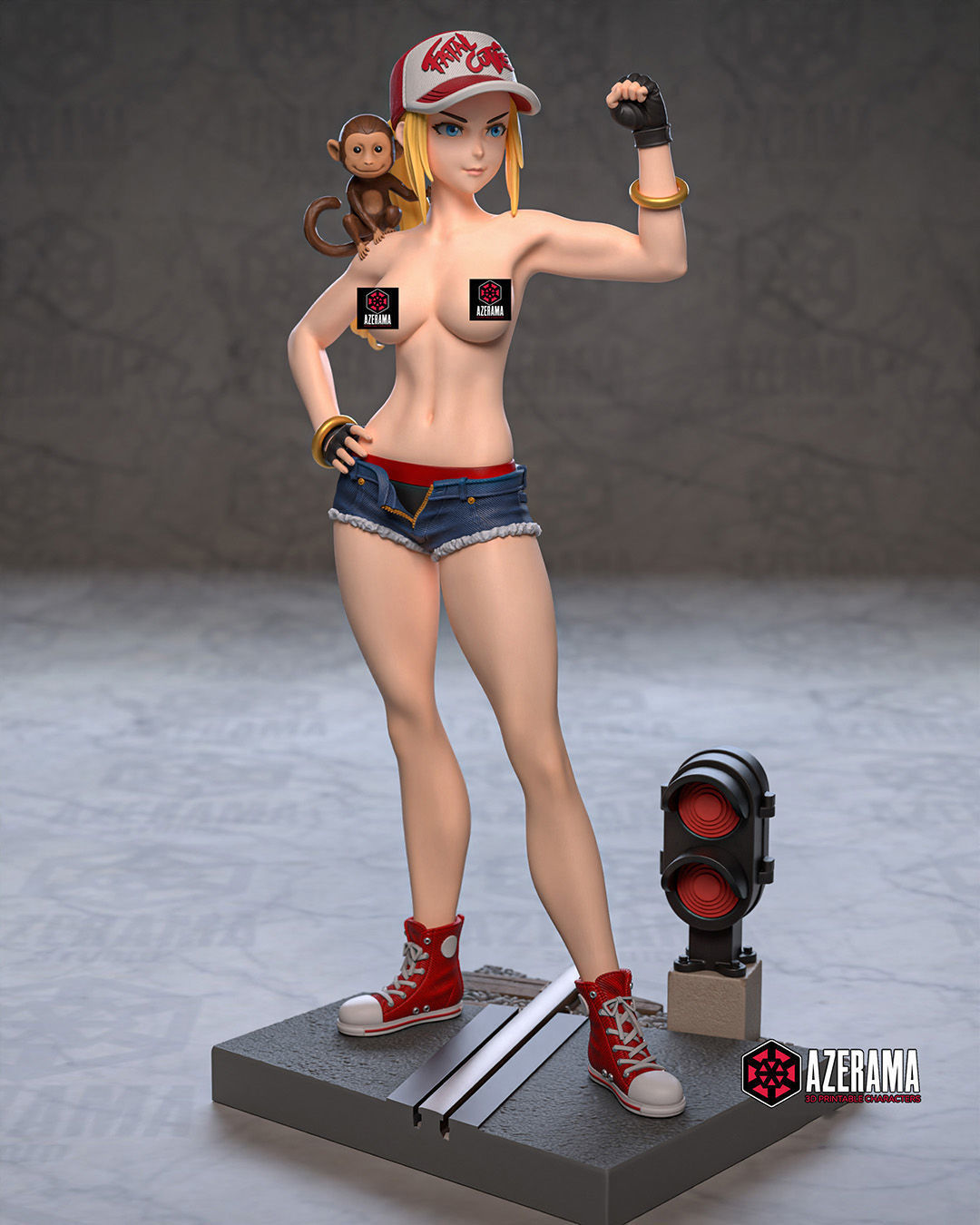 Female Terry NSFW STL Ready for 3D Printing 3D print model_3