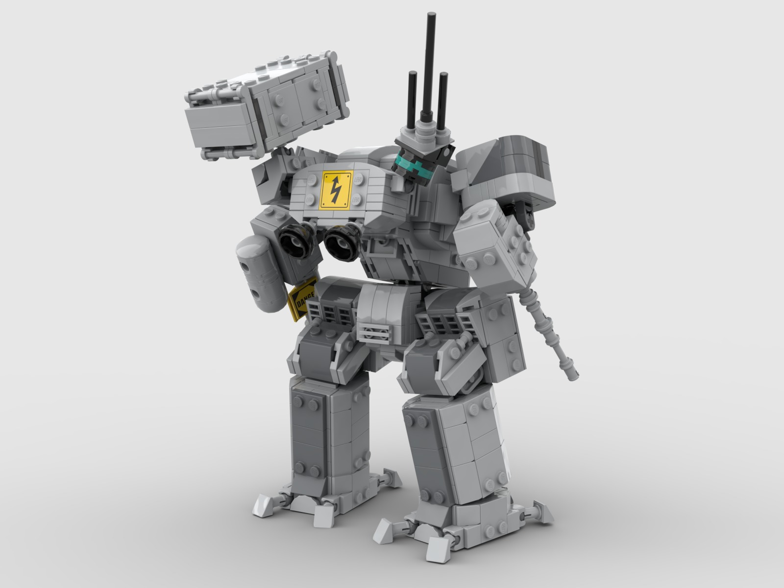 heavy exo fighter   3D model_6