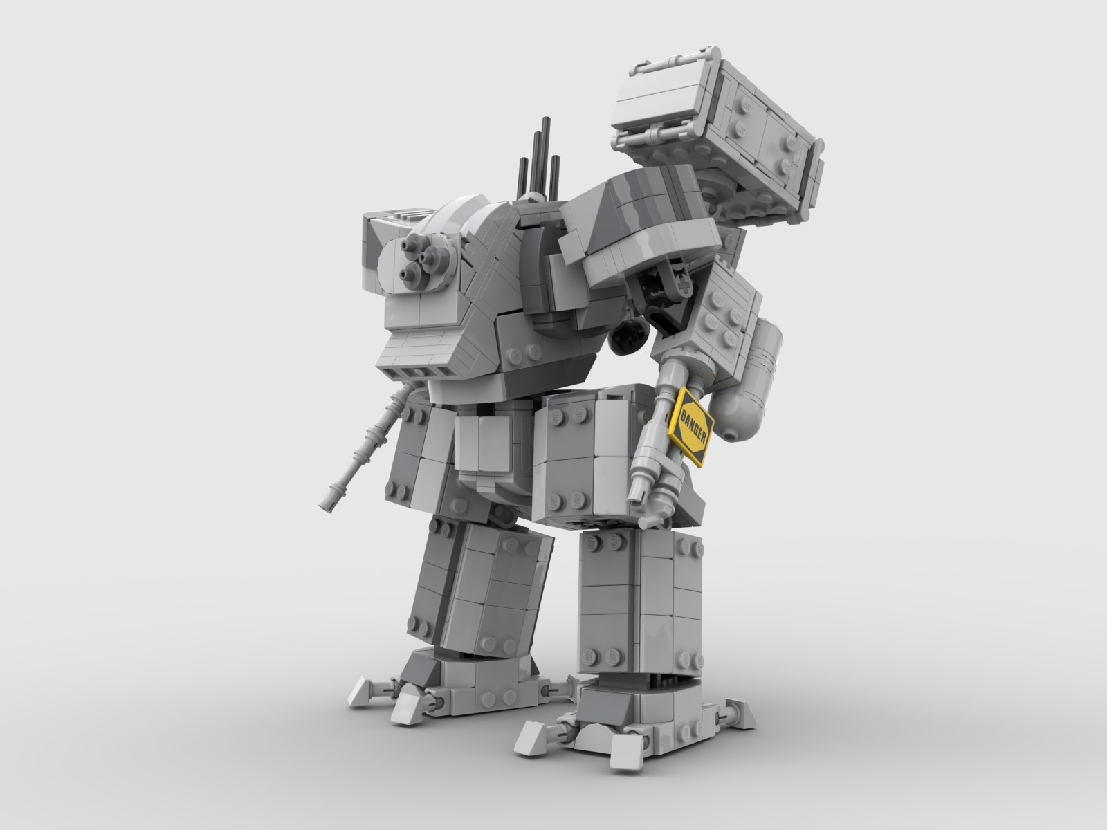 heavy exo fighter   3D model_5