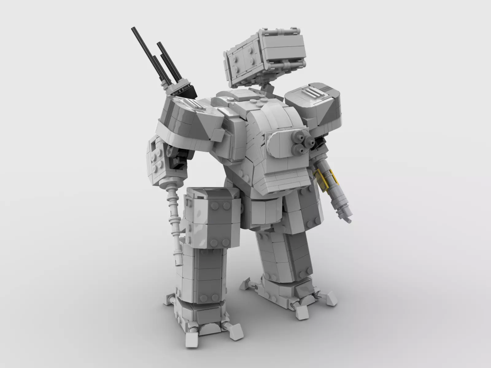 heavy exo fighter   3D model_0