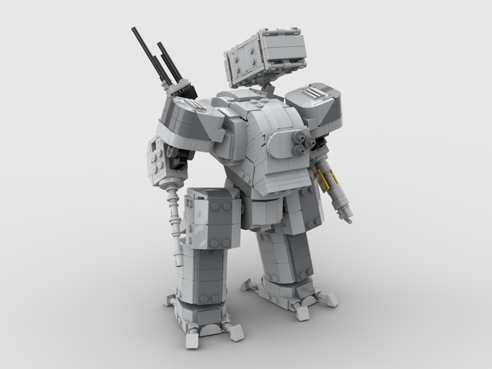 heavy exo fighter   3D model_3