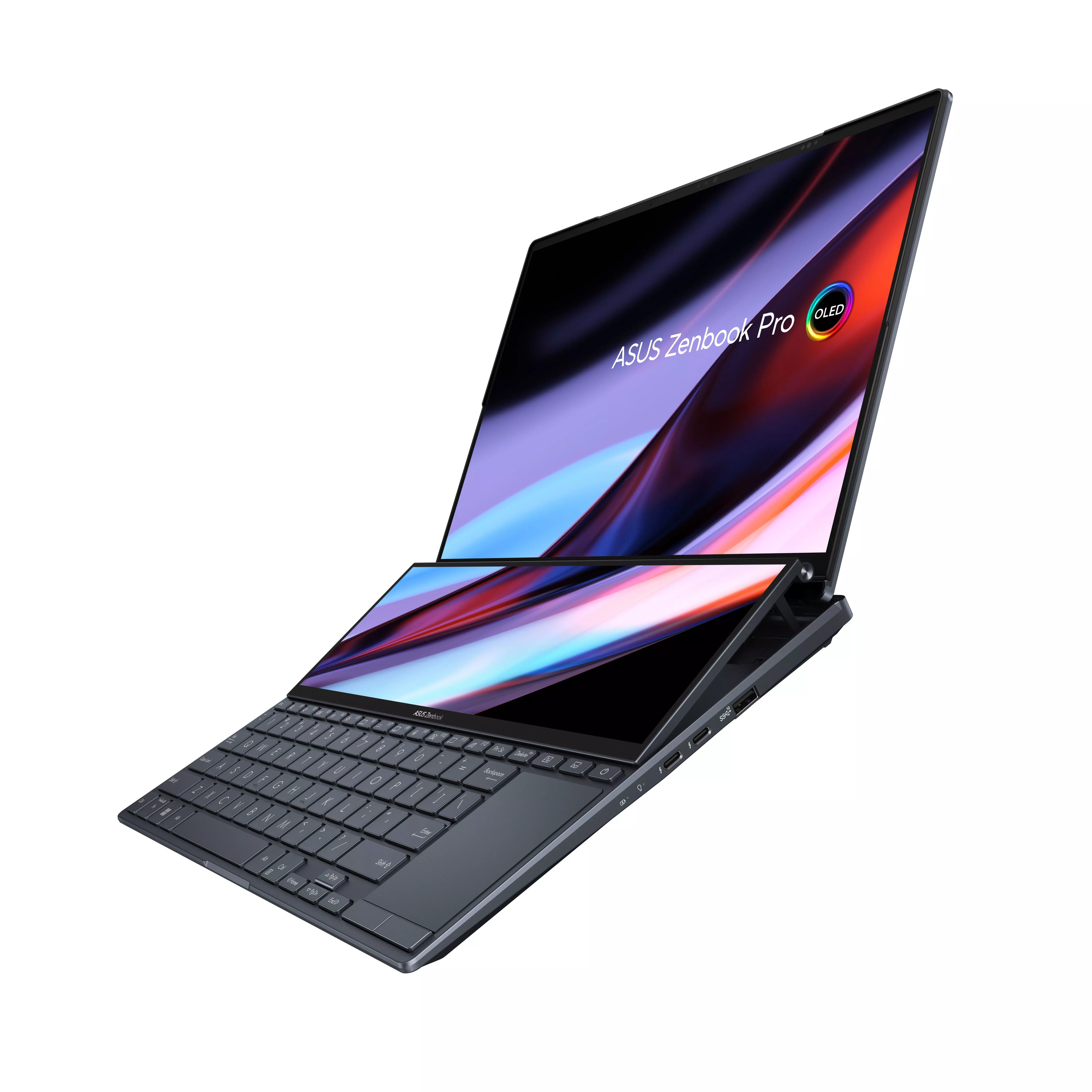 Asus Zenbook Duo Low-poly 3D model_0