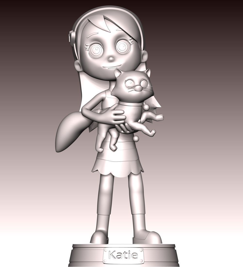 Katie And Cali Cat - PAW Patrol 3D print model_10