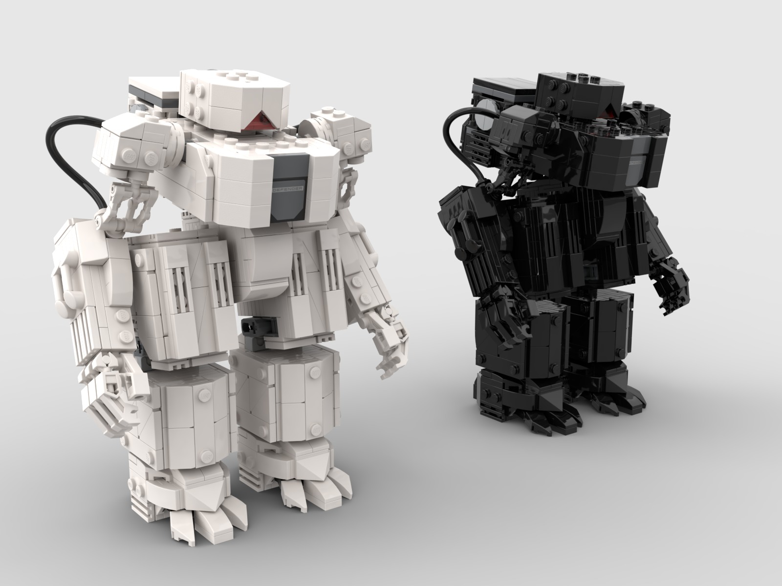 industrial cargo mech  3D model_3