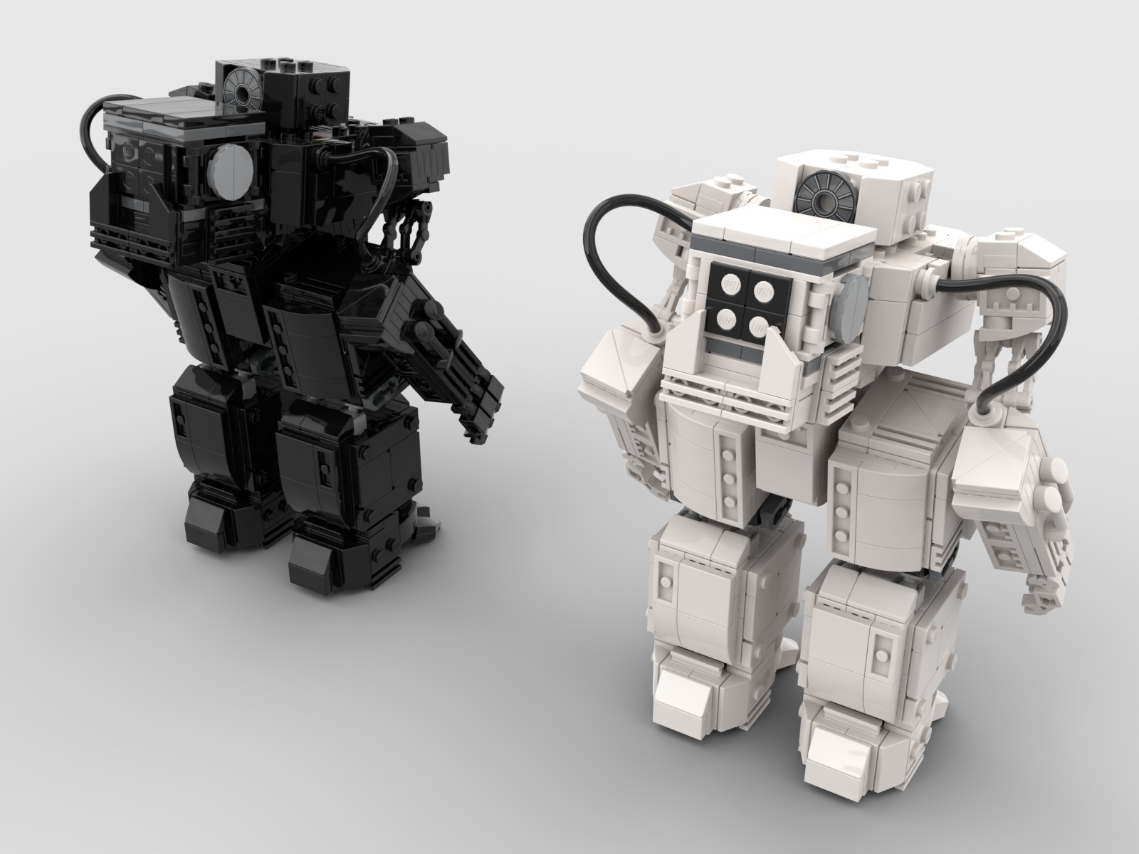 industrial cargo mech  3D model_4