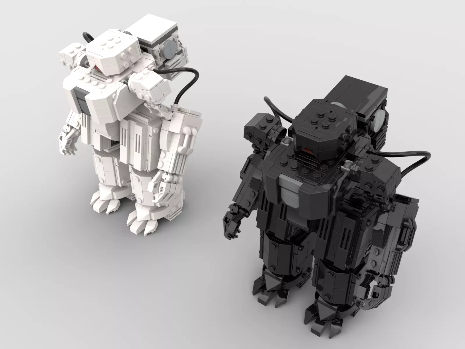industrial cargo mech  3D model_0
