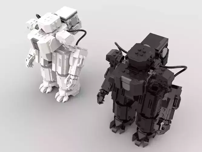 industrial cargo mech  3D model