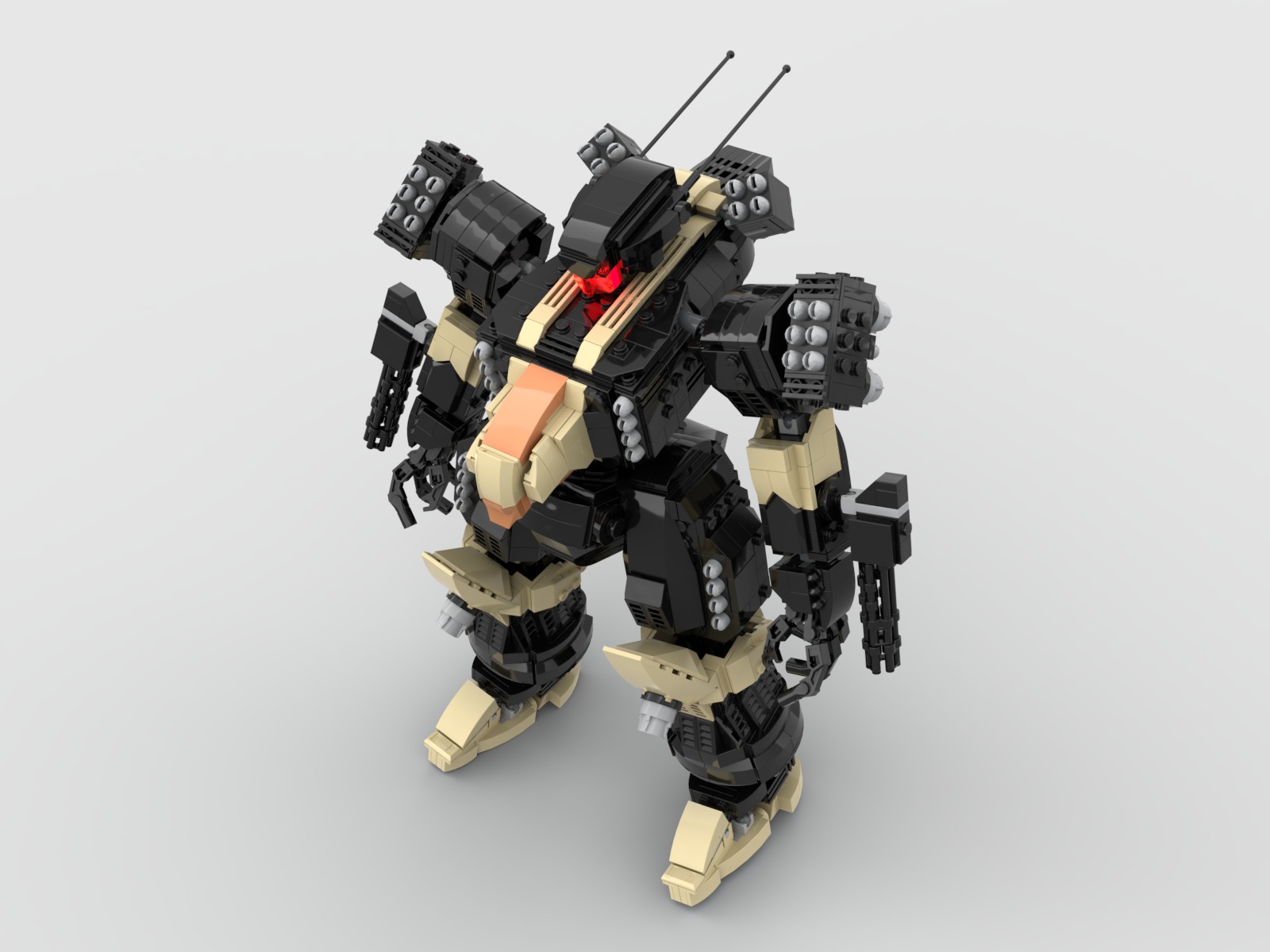 brazen wolf 3D model_3