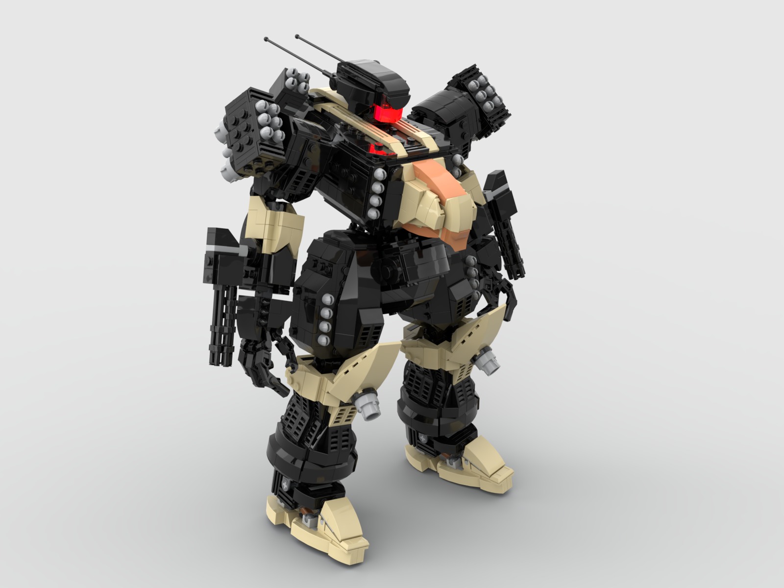 brazen wolf 3D model_1