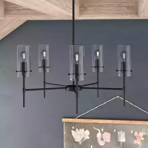 Barham Light Shaded Chandelier - 2 Colour