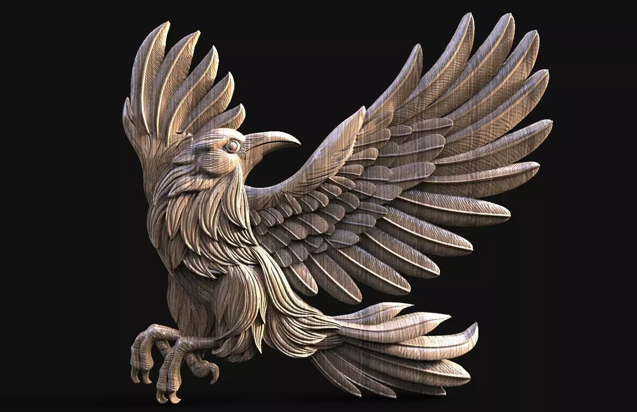 Crow CNC 3D print model