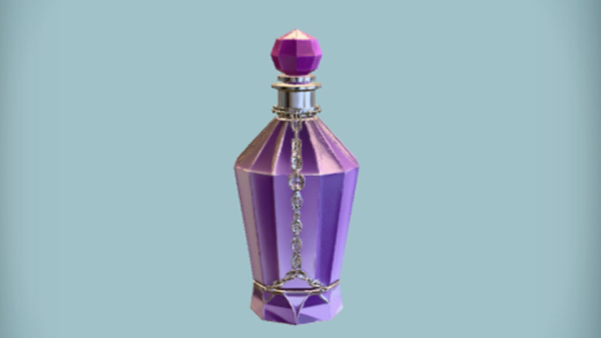 Elegant purple perfume bottle 3D model_13