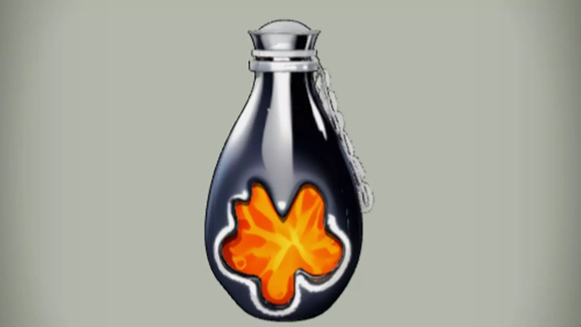 Decorative bottle with fire design 3D model_0
