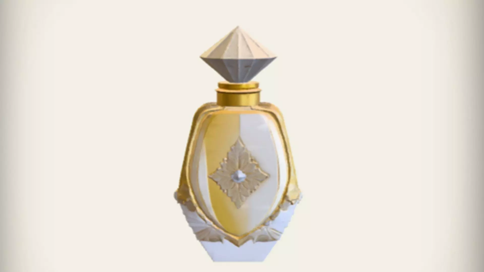 ornate perfume bottle  3D Game Ready Model 3D model_0
