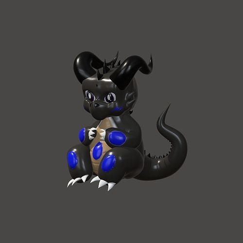 Little Dragon 3D model