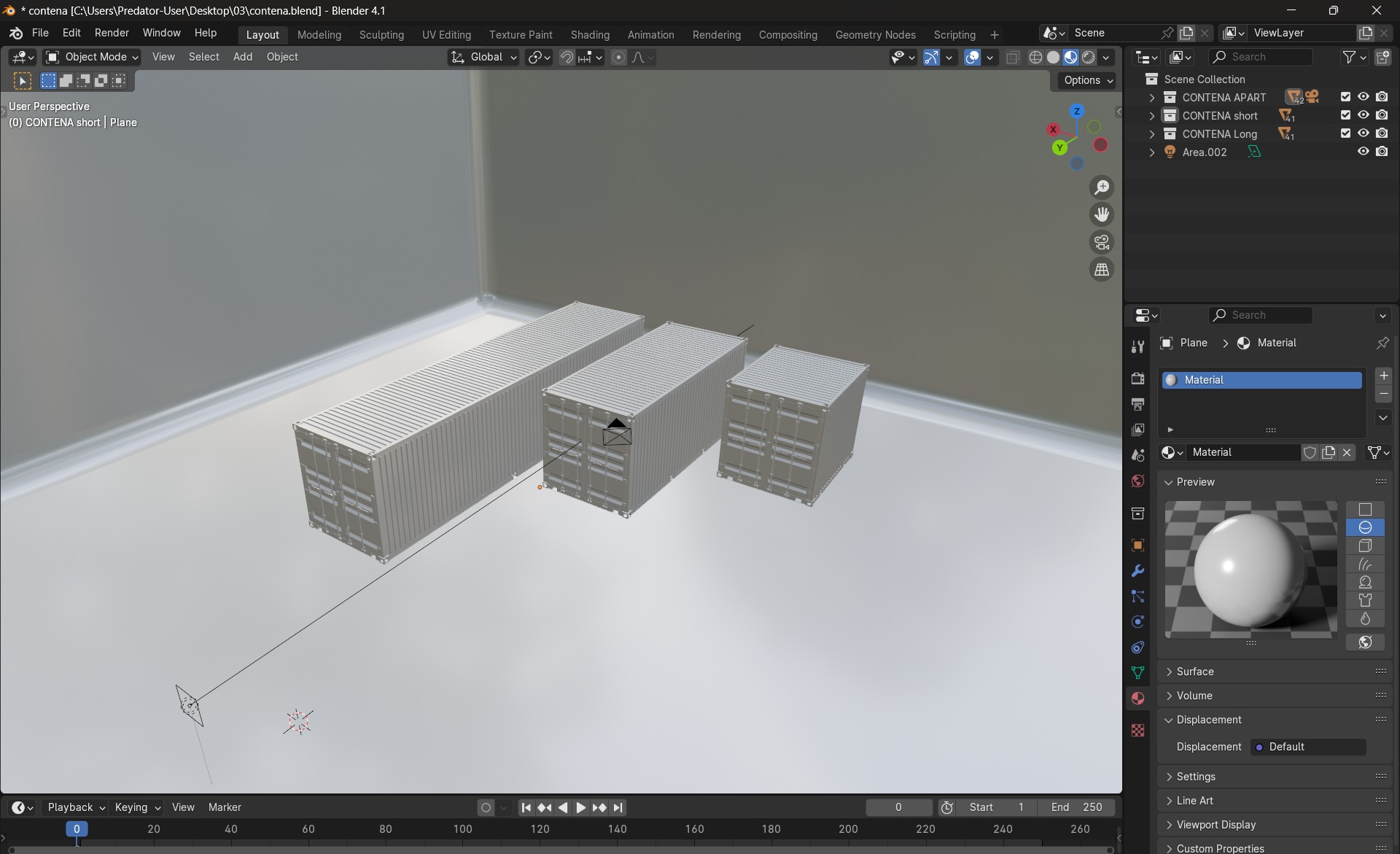 Realistic 3D Container Model for Visual Projects 3D model_7